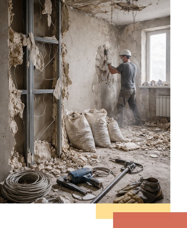 Профессиональный демонтаж зданий и конструкций в Новотроицке