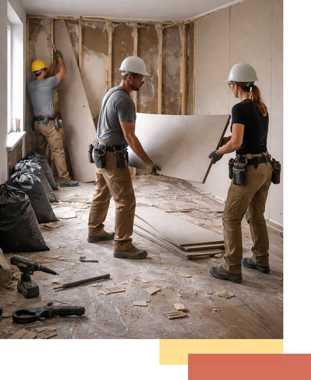 Демонтаж стеновых панелей в Новотроицке быстро и аккуратно