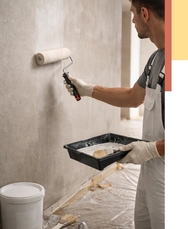 Грунтовка стен в Новотроицке от 2303 руб. м2 — быстро, недорого, с материалом | ОТДЕЛОЧНИК-Нвт