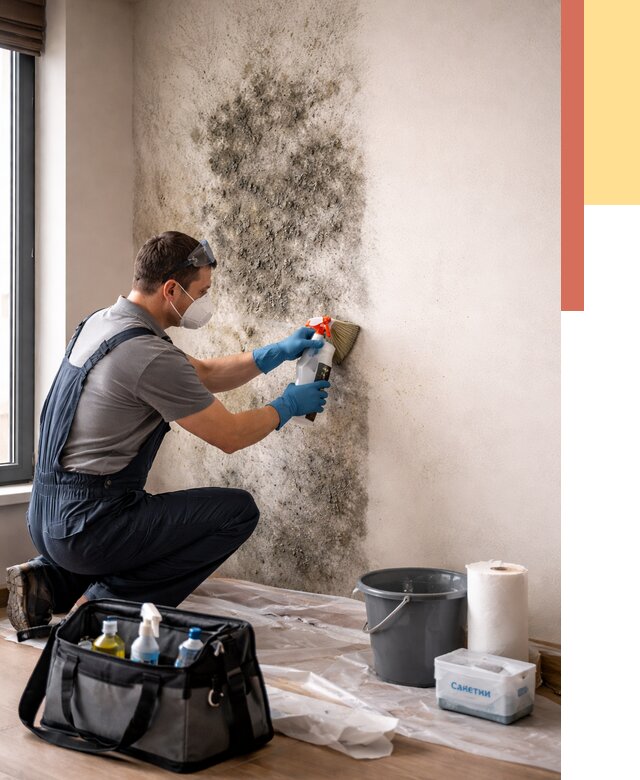 Удаление плесени со стен в Новотроицке от 2251 руб. — быстро и недорого | ОТДЕЛОЧНИК-Нвт