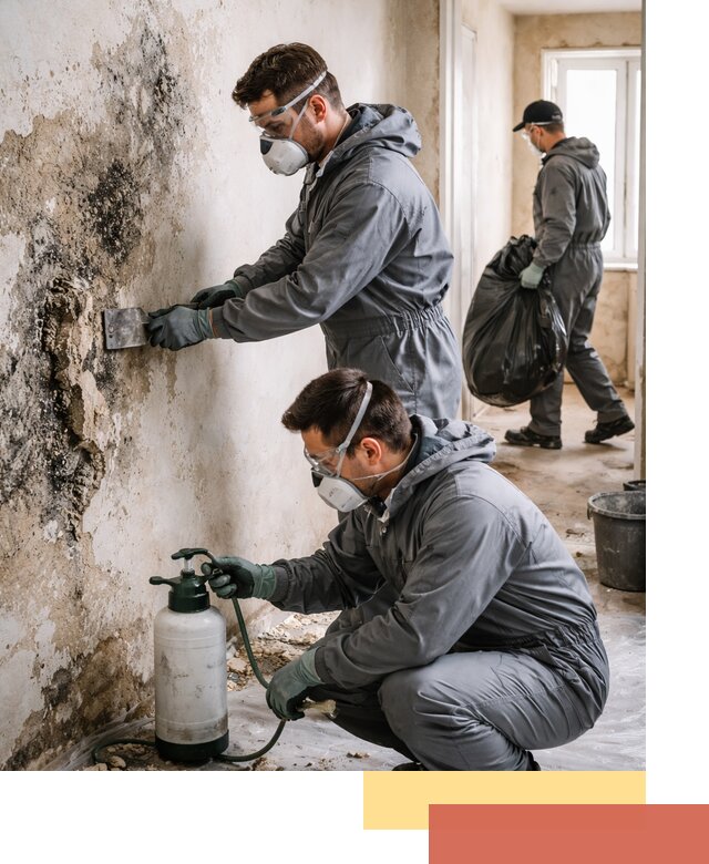 Удаление плесени со стен профессионально в Новотроицке