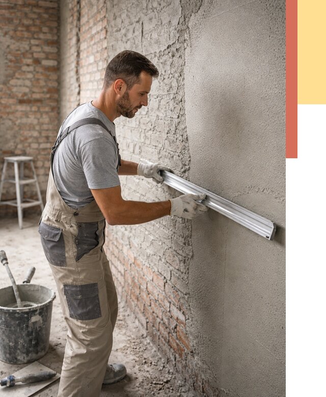 Штукатурка кирпичных стен в Новотроицке от 4711 руб/м2 — быстро и недорого | ОТДЕЛОЧНИК-Нвт