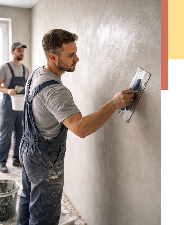 Глянцевание штукатурки стен в Новотроицке от 7851 руб. — услуги и затирка | ОТДЕЛОЧНИК-Нвт