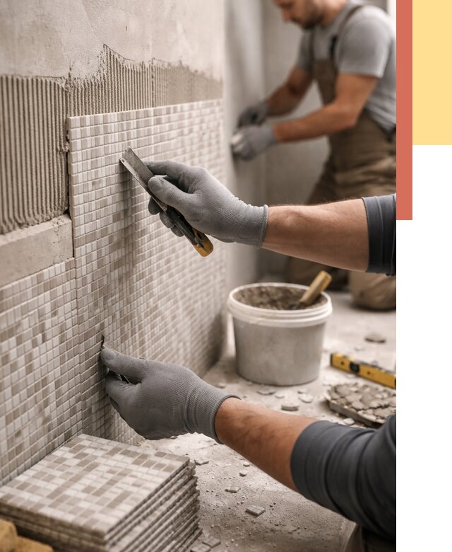 Облицовка стен мозаикой в Новотроицке от 3350 руб/м2 — укладка мозаики на стены | ОТДЕЛОЧНИК-Нвт