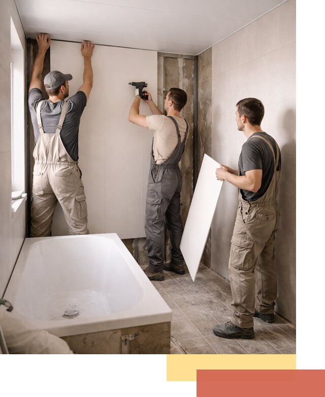 Отделка ванной панели ПВХ профессионально в Новотроицке