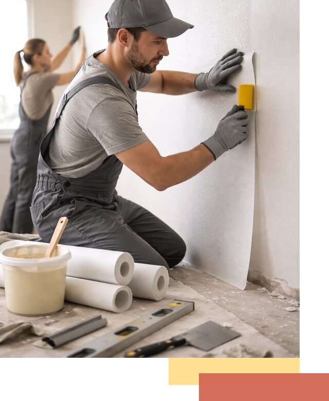 Поклейка стеклообоев профессионально в Новотроицке