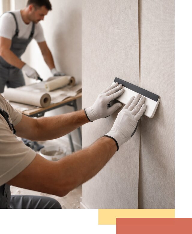 Поклейка обоев под покраску в Новотроицке профессионально и быстро