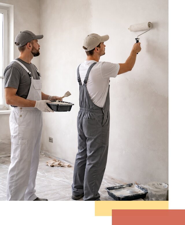 Покраска стен водоэмульсионной краской в Новотроицке