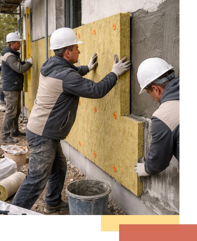 Утепление стен минватой в Новотроицке — тепло и звукоизоляция