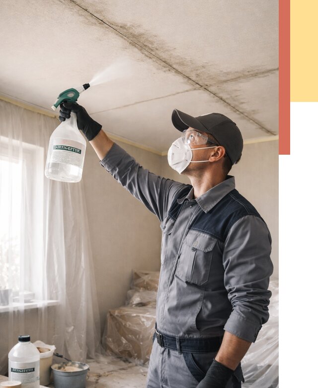 Антисептическая обработка потолка в Новотроицке от 2617 руб. | ОТДЕЛОЧНИК-Нвт