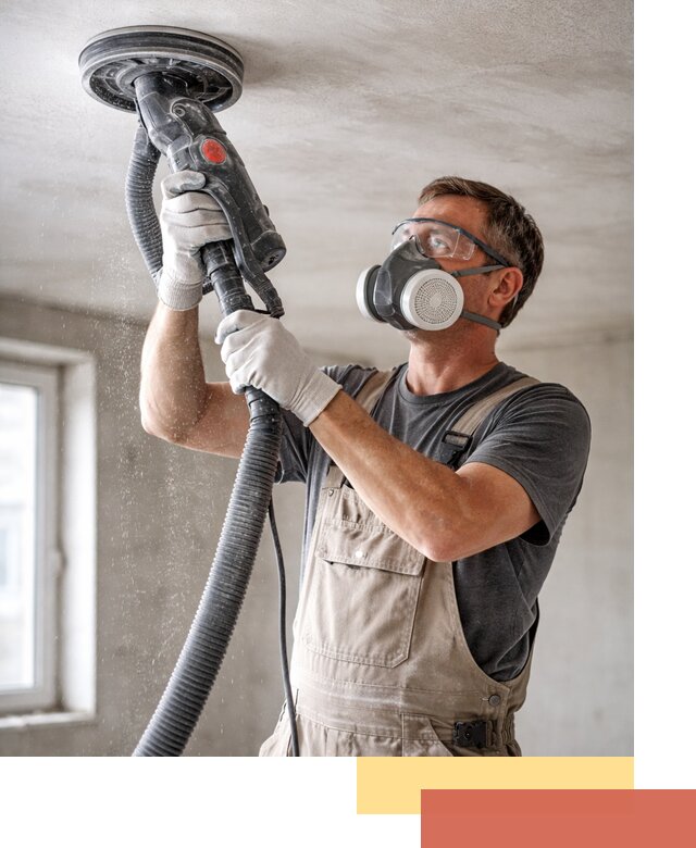 Шлифовка потолка в Новотроицке — качественная подготовка под отделку