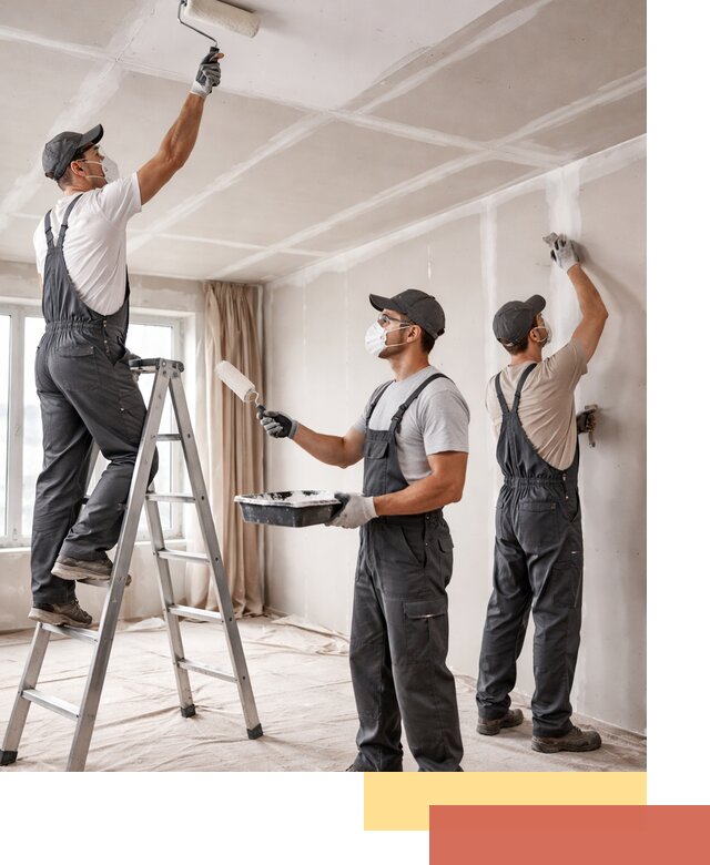 Покраска потолка из гипсокартона в Новотроицке качественно и недорого