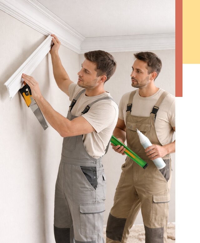 Монтаж потолочного плинтуса в Новотроицке от 2408 руб. — быстро и недорого | ОТДЕЛОЧНИК-Нвт