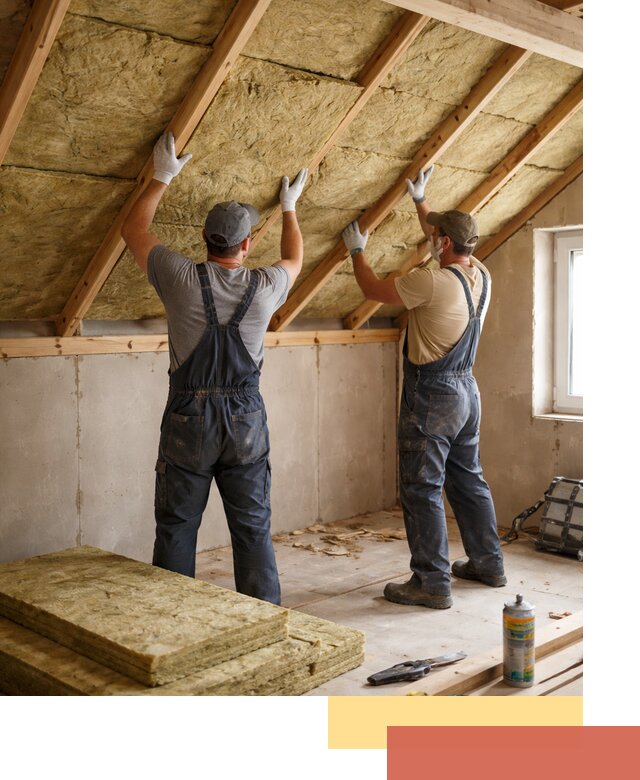 Утепление потолка минеральной ватой в Новотроицке